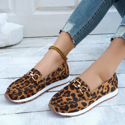 Tiriane - Leopard print Loafers