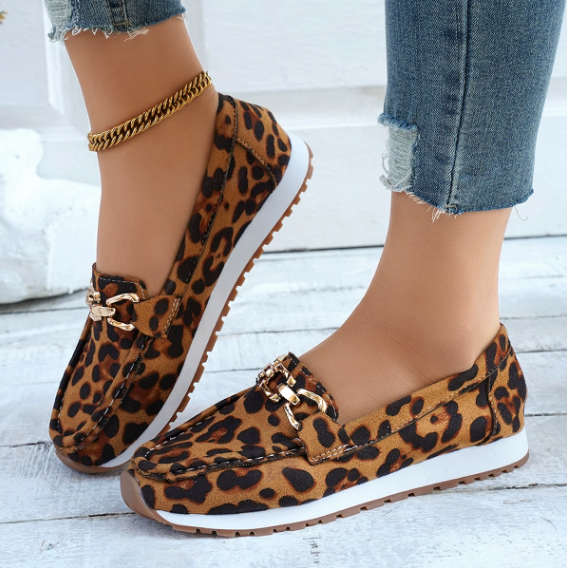 Tiriane - Leopard print Loafers