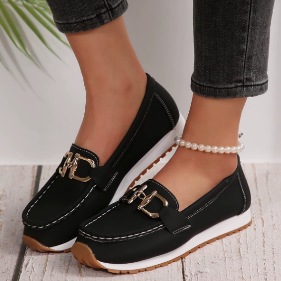 Amariel - Colorful Buckle Loafers