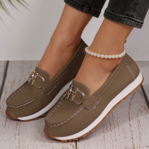 Amariel - Colorful Buckle Loafers