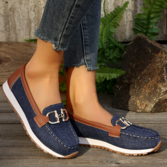 Velina - Flat Buckle Loafers