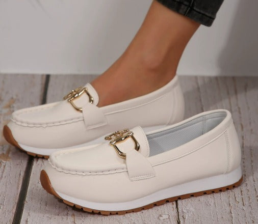 Velina - Flat Buckle Loafers