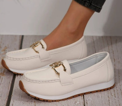 Velina - Flat Buckle Loafers