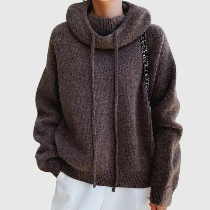 Noelle | Cozy Knit Hoodie