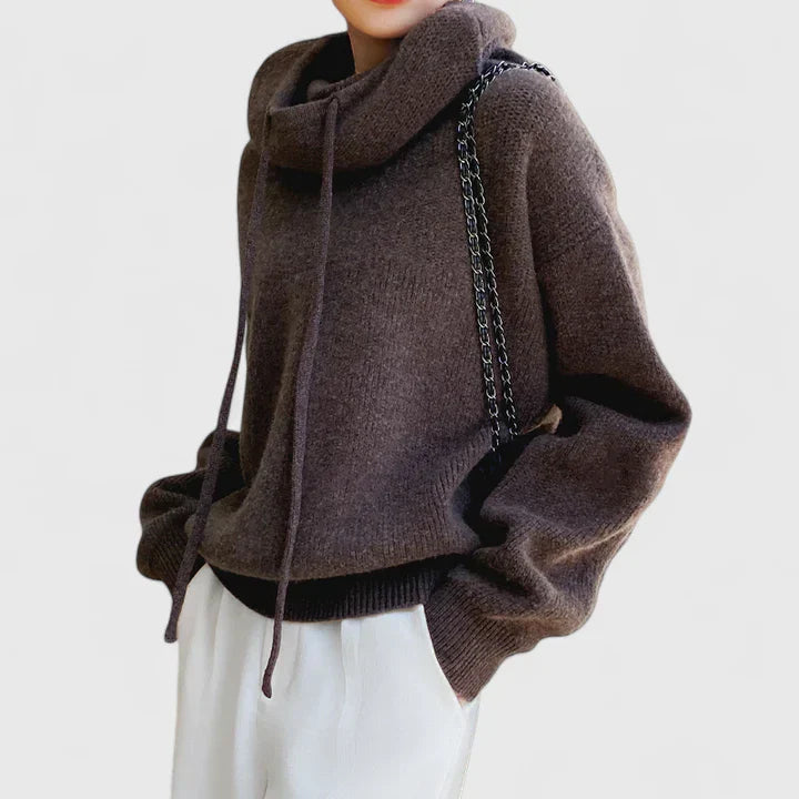 Noelle | Cozy Knit Hoodie