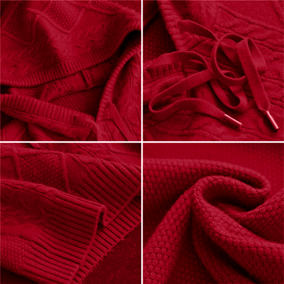 Adrielle | Jacquard Hooded Sweater