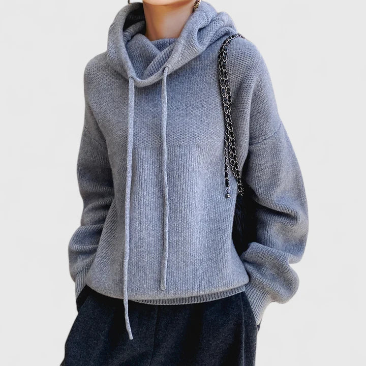 Noelle | Cozy Knit Hoodie
